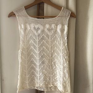 S/M handmade crocheted top.